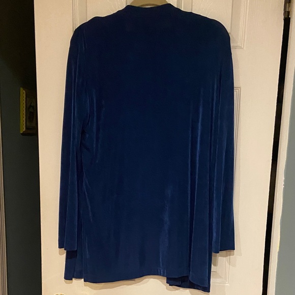 Chico's Travelers Blue Ensemble 3 Pieces Size 2 - Picture 9 of 10